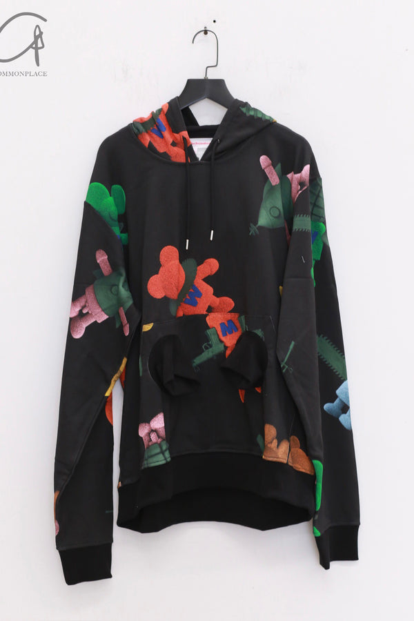 Walter Van Beirendonck 25 Spring/Summer Hoodie Belgium WVB-8027-HEI Black